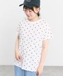 tシャツ 半袖 「オーガニックコットン」ドット...の詳細画像1