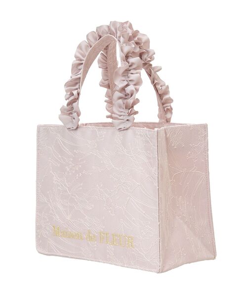 「Maison de FLEUR」 ハンドバッグ FREE ピンク レディース_画像4