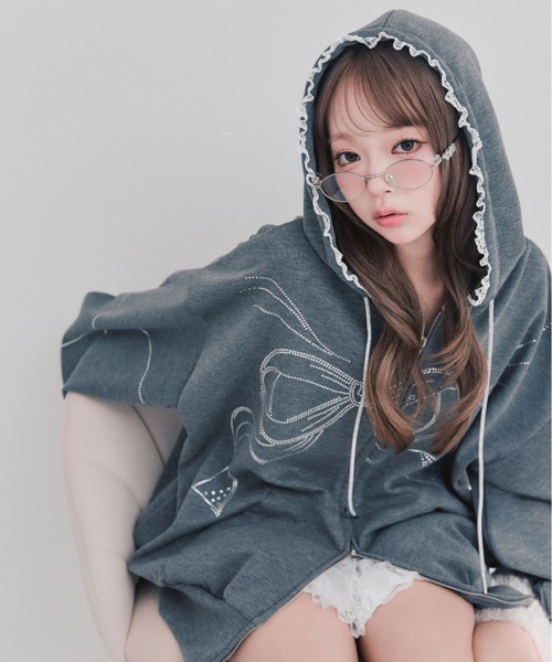 OLIVE des OLIVE（オリーブデオリーブ） パーカー ホットフィット