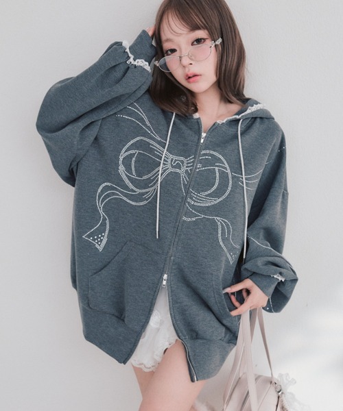 OLIVE des OLIVE（オリーブデオリーブ） パーカー ホットフィット