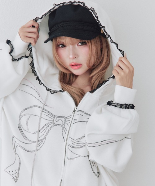 OLIVE des OLIVE（オリーブデオリーブ） パーカー ホットフィット