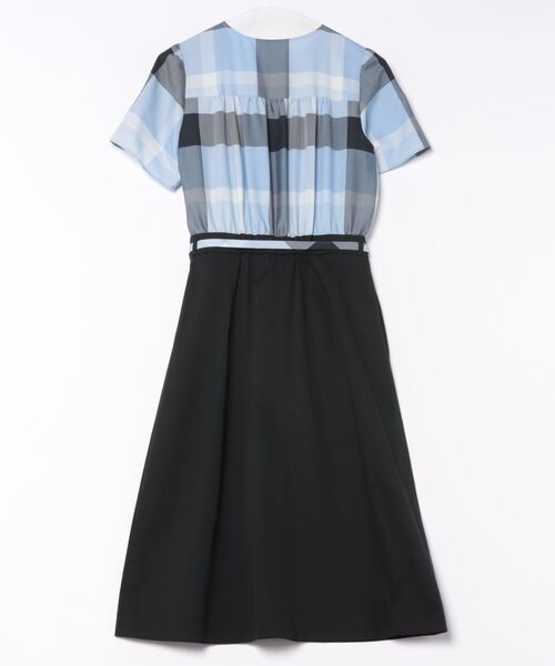 新品タグ付　BLUE LABEL CRESTBRIDGE ドッキングワンピース BLUE LABEL CRESTBRIDGE（ブルーレーベルクレストブリッジ