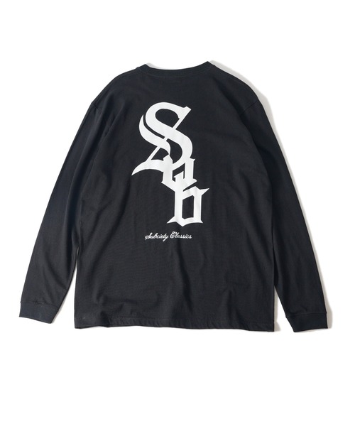 「Subciety」 長袖Tシャツ X-LARGE ブラック メンズ_画像3