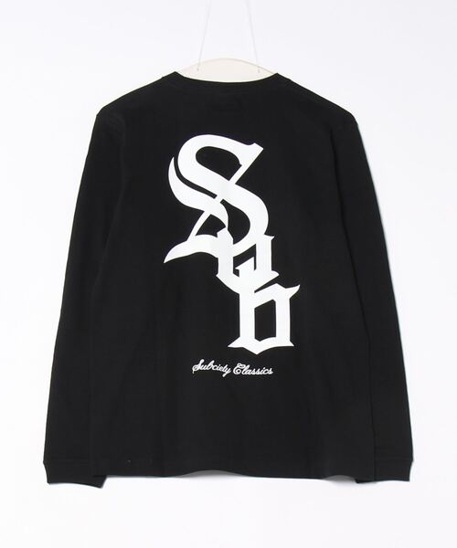「Subciety」 長袖Tシャツ X-LARGE ブラック メンズ_画像7