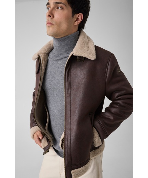 GUESS（ゲス） ムートンジャケット ムートンコート SHEARLING Jacket