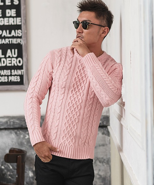 Vicci（ビッチ） セーター ニット 「vicci/ヴィッチ」ケーブル編み