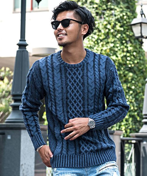 Vicci（ビッチ） セーター ニット ケーブル 「vicci/ヴィッチ