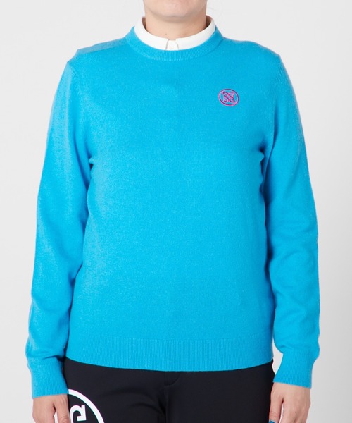 �j�b�g �sG/FORE�tWOMENS CASHMERE TOP DYED �����v���I�[�o�[�j�b�g