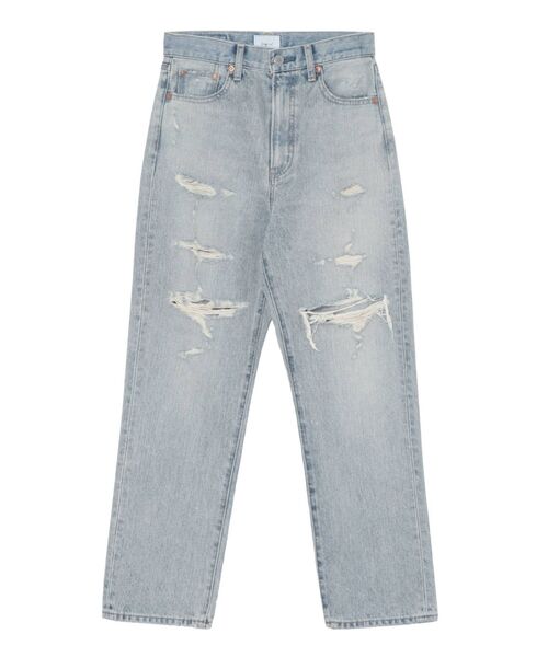 オシャレ クラッシュ ルーズ デニムパンツ Ungrid パンツ デニム ジーンズ クラッシュルーズデニム