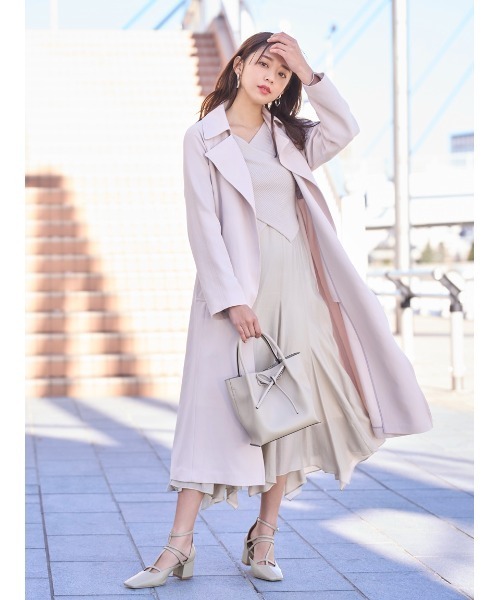 ワンピース フレアスカートコンビニットワンピース FRAY