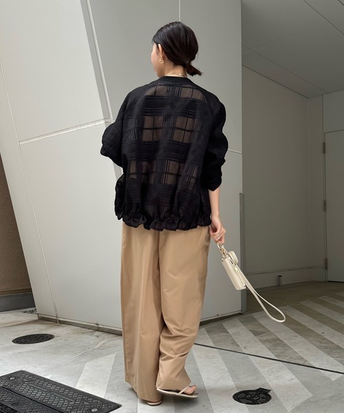 DouDou（ドゥドゥ） ジャケット ブルゾン 【WEB限定】シアーチェック 
