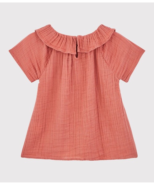 PETIT BATEAU（プチバトー） ブラウス シャツ チュビック半袖ブラウス 