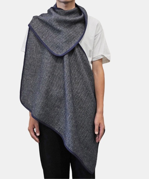 ストール・ショール Right YOKO ISHIBASHI】ポケット付フリンジ大判ストール | GOODS | 元町