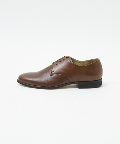 美品☆alfredo BANNSTERドレスシューズ【革・プレーントゥ・内羽根】 alfredoBANNISTER ビジネスシューズ 「MADE IN JAPAN」外羽根