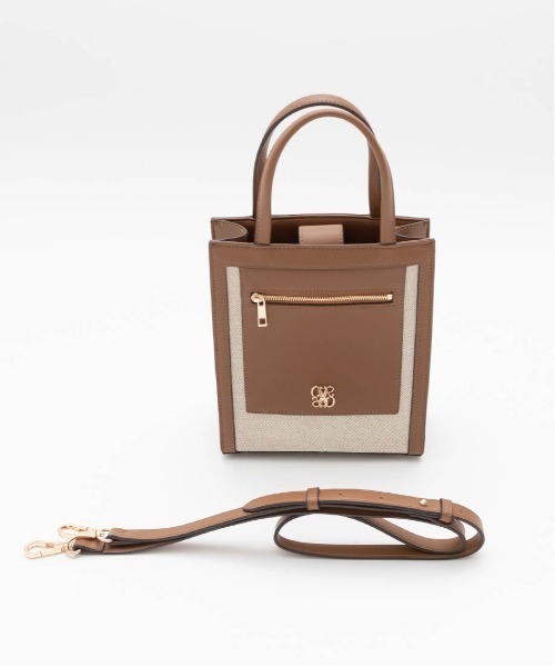 ランダ RANDA 【A4対応】キャンバス×PU 2WAYトートバッグ