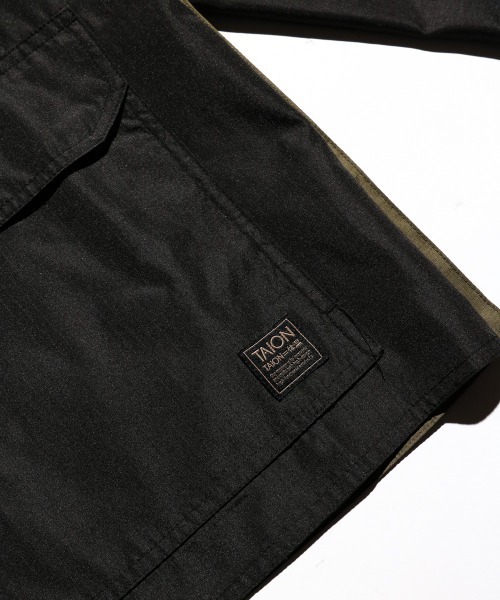 ジャケット ノーカラージャケット TAION / タイオン NON-DOWN MILITARY REVERSIBLE CARDIGAN (TAION-