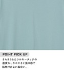 tシャツ VネックシルケットT レディースの詳細画像2