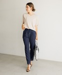 tシャツ VネックシルケットT レディースの詳細画像5