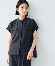 CROSS FUNCTION ブラウス シャツ 「洗える・シワになりにくい