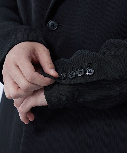 UNITED TOKYO セットアップ CORD PLEATS ストレッチジャケット