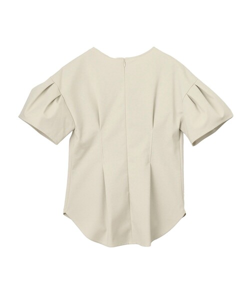 ANAYI tシャツ ストレッチポンチフレア袖プルオーバー