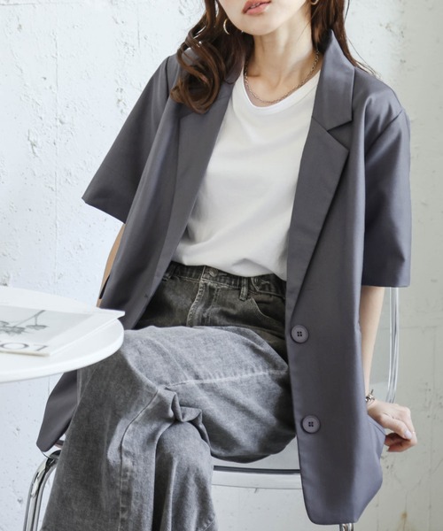 Princess Pearl Button Sheer Jacket Set-Up/プリンセスパール