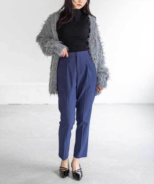 clear ニット セーター 「18色展開」ハイゲージハイネックニット