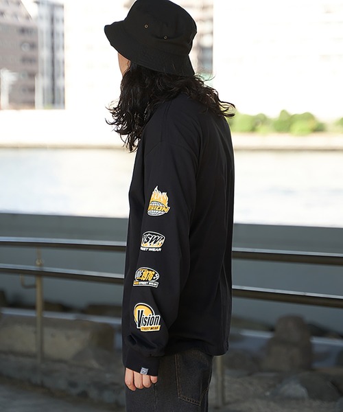 VISION STREET WEAR（ヴィジョンストリートウェア） tシャツ ロゴ袖