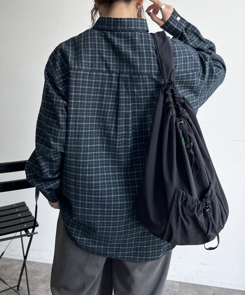 ブラウス シャツ ネルチェックシャツ レディース CPCM ブラウス シャツ ネルチェックシャツ レディース メンズ