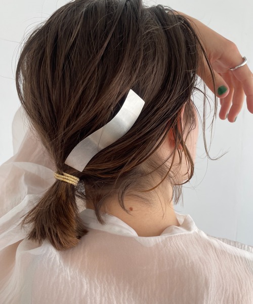 ciite' ヘアクリップ ウェーブヘアバレッタ : ZOZOTOWN Yahoo!店