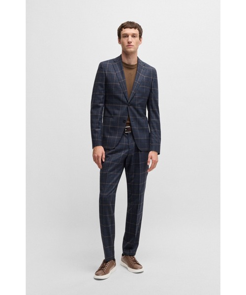 BOSS（HUGO BOSS） スニーカー ロゴディテール ポリッシュレザー