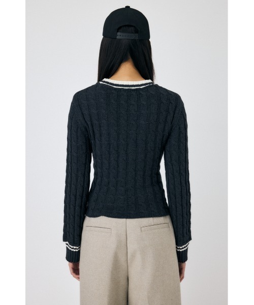 ニット セーター CABLE LINE ニット レディース MOUSSY | CABLE LINE ニット (ニット ) |SHEL'TTER WEBSTORE