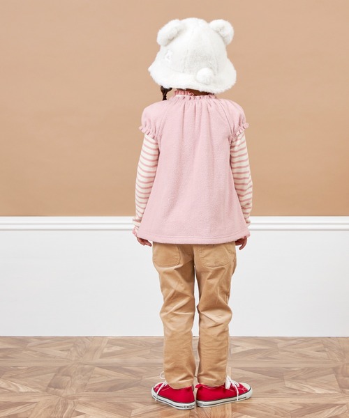 KP ベスト チェリーモチーフブークレベスト(80〜120) キッズ 子供服