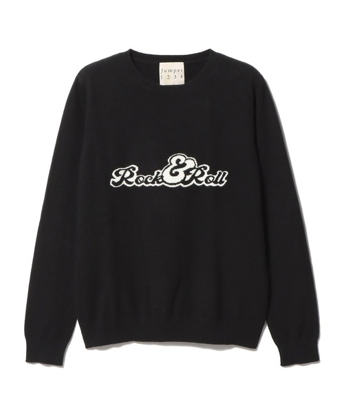 ニット セーター JUMPER1234 / ジャカードロゴニット レディース