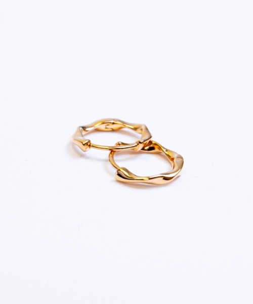 【ANNA SOTTILOTTA】ドロップ フープ ピアス シルバー ゴールド ANNA SOTTILOTTA/アンナ ソッティロッタ ドロップピアス