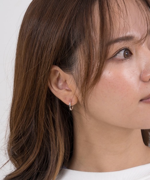 ピアス 「ANNA SOTTILOTTA」ミニ スモール フープピアス