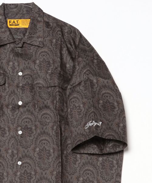 F.A.T. ブラック シャツ FAT シャツ GIGATILE メンズ : ZOZOTOWN Yahoo!店 - 通販