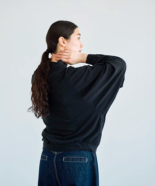 tシャツ ハイネック トップス dolman レディース_2