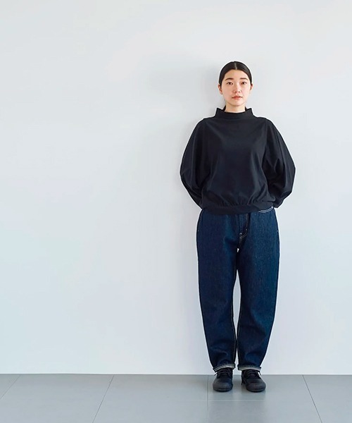 tシャツ ハイネック トップス dolman レディース_11
