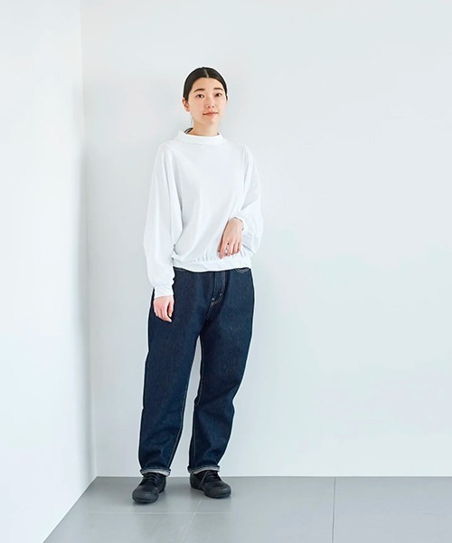 tシャツ ハイネック トップス dolman レディース_12