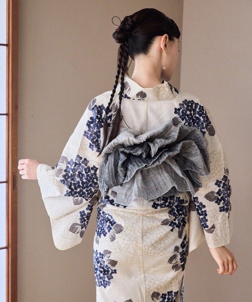hinari 浴衣 × utatane浴衣セット 紫陽花 レディース : ZOZOTOWN
