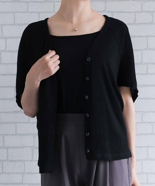 美品 LANVIN COLLECTION ドルマンスリーブ ニット カーディガン 美品 LANVIN COLLECTION ドルマンスリーブ ニットカーディガン