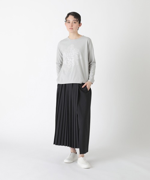 Plantation プランテーション　アーバンツイルワンピース ブラック　M Plantation / ドットフラワーJQ / ワンピース(M blue(12