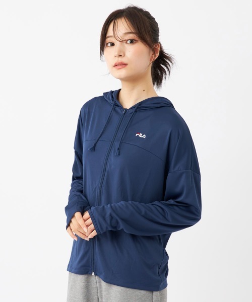 FILA 水着 無地パーカー水着4点セット レディース : ZOZOTOWN