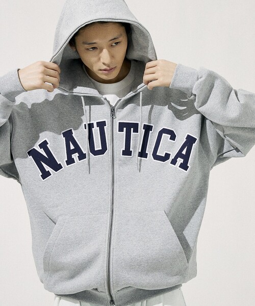 NAUTICA/Arch Logo Sweat Hoodie 2.2｜Daytona Park(FREAK'S