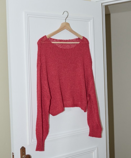 「paravion」 長袖ニット FREE アイボリー レディース_画像2