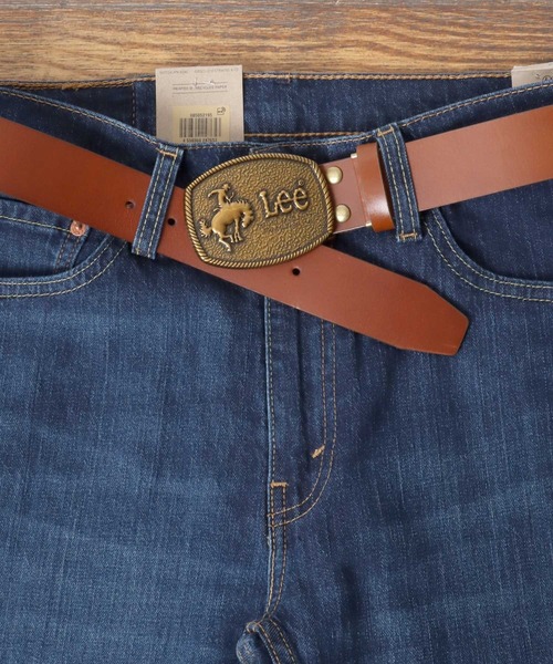 Lee（リー） ベルト 40mm 本革 トップバックル レザールベルト メンズ