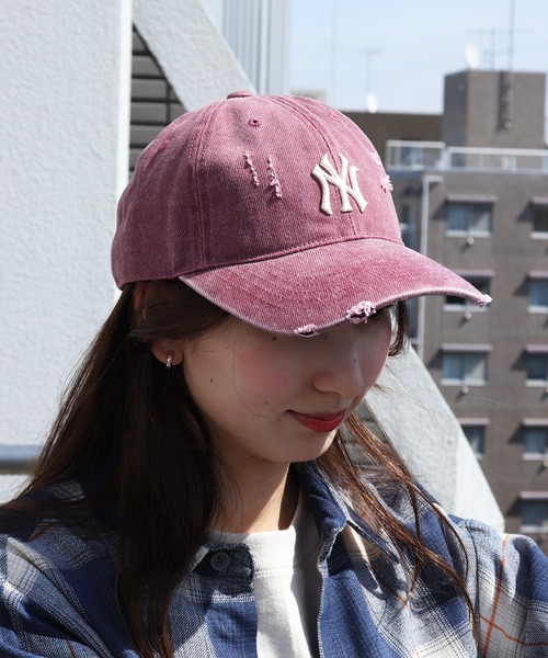 MLB キャップ 帽子 「日本未入荷」MLB KOREA ダメージウォッシング