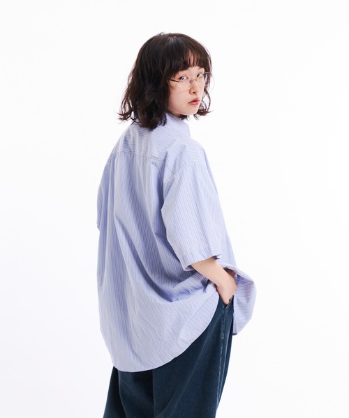 THE BOLDMAN シャツ Loose Shirts / ルーズ半袖シャツ メンズ