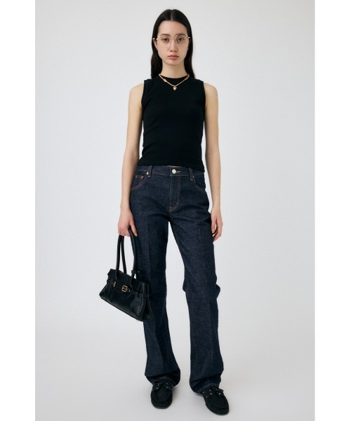 MOUSSY tシャツ SUVIN GIZA SLEEVELESS トップス レディース